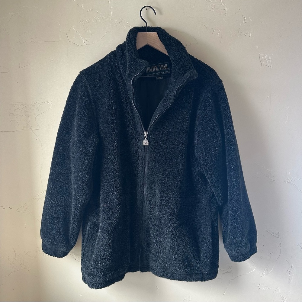 Pacific Trail 90s Black Teddy Jacket